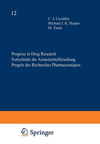 Cover for Progress in Drug Research / Fortschritte der Arzneimittelforschung / Progrès des recherches pharmaceutiques