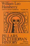 Cover for Pillars in Ethiopian History (Hansberry, William Leo. William Leo Hansberry African History Notebook, V. 1.)