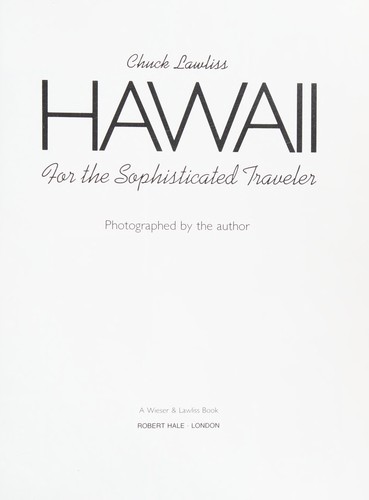 Cover for Hawaii