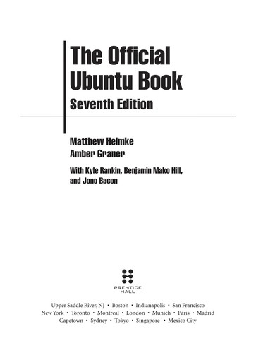 Cover for The official Ubuntu book