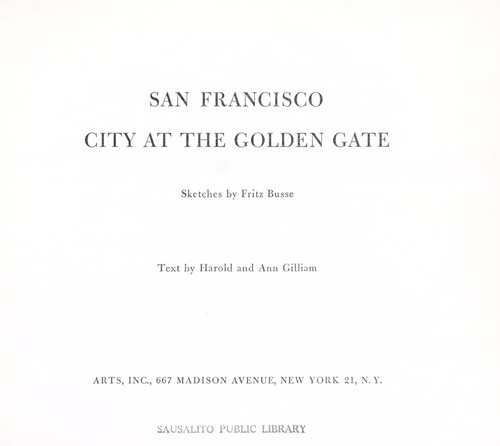 Cover for San Francisco