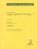 Cover for Proceedings of surgical applications of energy