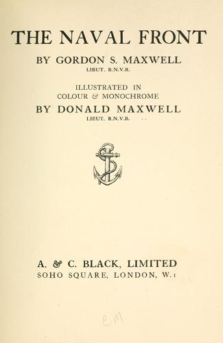 Cover for The naval front