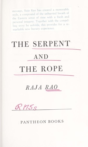 Cover for The serpent and the rope