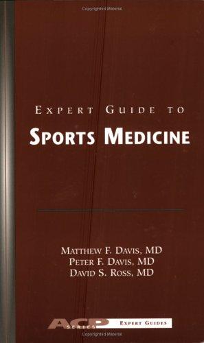 Cover for Expert Guide to Sports Medicine (Acp Expert Guide Series) (Acp Expert Guide Series)
