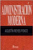Cover for Administracion Moderna