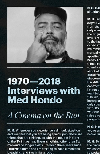 Cover for 1970-2018 interviews with Med Hondo