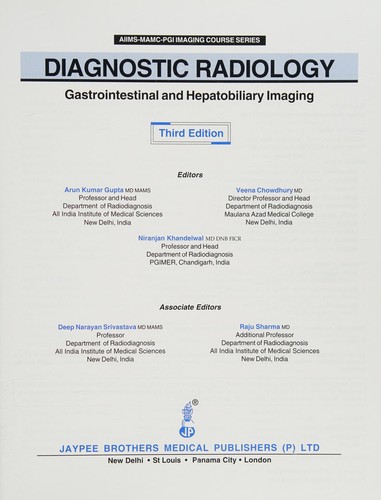 Cover for Diagnostic Radiology