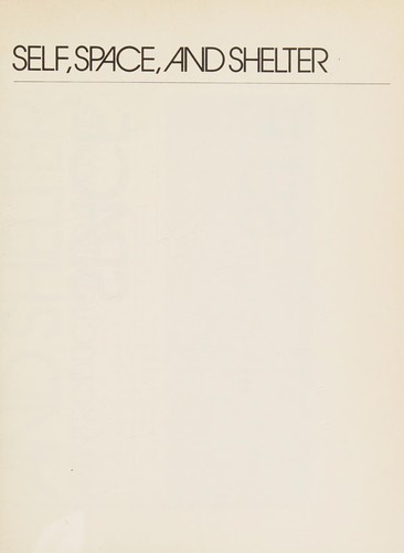 Cover for Self, space, and shelter