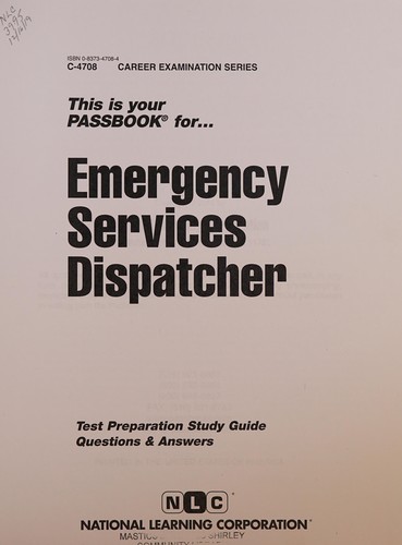 Cover for Emergency Services Dispatcher