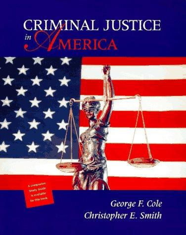 Cover for Criminal justice in America