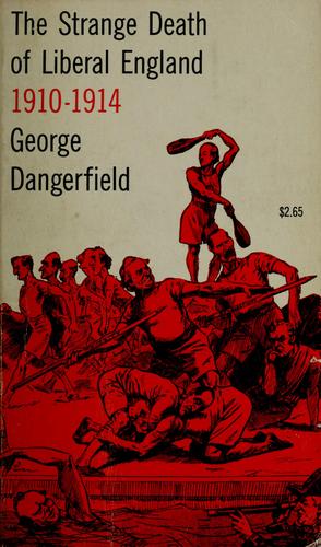 Cover for The strange death of Liberal England.
