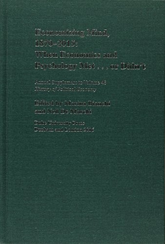 Cover for Economizing Mind, 1870–2015