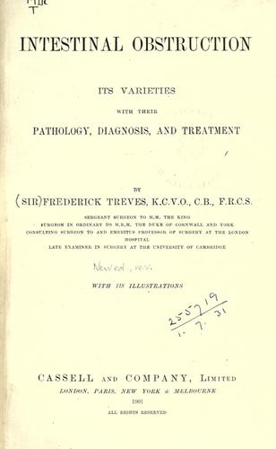 Cover for Intestinal obstruction