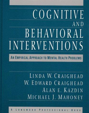 Cover for Cognitive and Behavioral Interventions