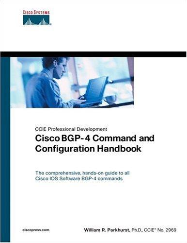 Cover for Cisco BGP-4 Command & Configuration Handbook