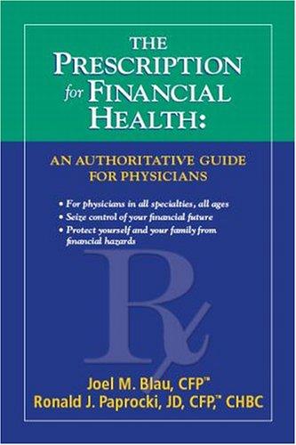 Cover for The Prescription for Financial Health