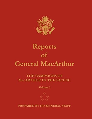 Cover for Reports of General MacArthur
