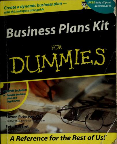 Cover for Business plans kit for dummies