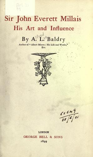 Cover for Sir John Everett Millais