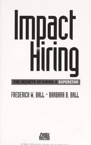 Cover for Impact hiring