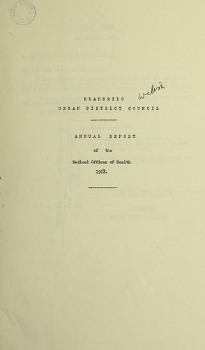 Cover for [Report 1967]