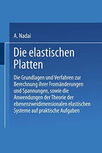 Cover for Die elastischen Platten