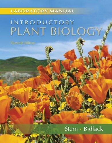 Cover for Laboratory Manual to accompany Introductory Plant Biology