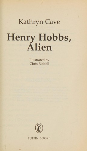 Cover for Henry Hobbs, alien.