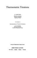 Cover for Thermometric titrations