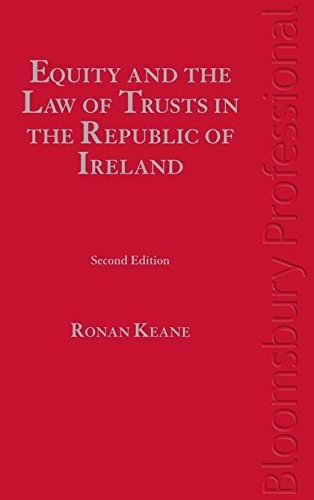 Cover for Equity and the Law of Trusts in the Republic of Ireland