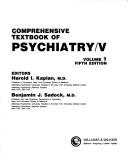 Cover for Comprehensive textbook of psychiatry/V