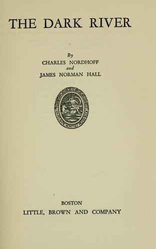 Cover for The Dark river