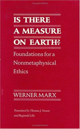 Cover for Is there a measure on earth?