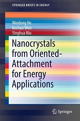 Cover for Nanocrystals from Oriented-Attachment for Energy Applications