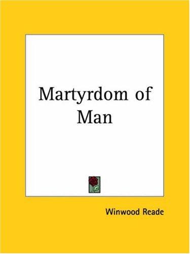 Cover for Martyrdom of Man