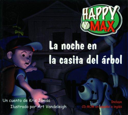 Cover for Happy y Max La Noche en la Casita del Arbol (Happy y Max)