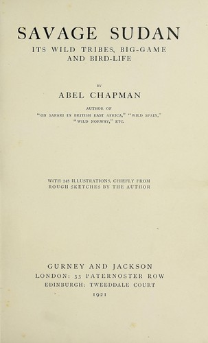Cover for Savage Sudan