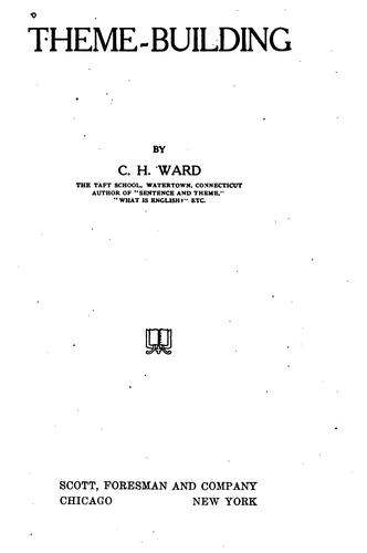 Cover for Theme-building
