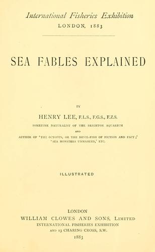 Cover for Sea fables explained