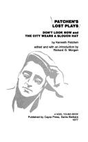 Cover for Patchen's Lost plays