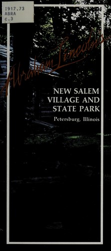 Cover for Abraham Lincoln's New Salem village and state park, Petersburg, Illinois