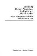 Cover for Rethinking human adaptation