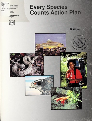 Cover for Every species counts action plan.