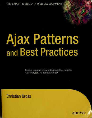 Cover for Ajax patterns and best practices