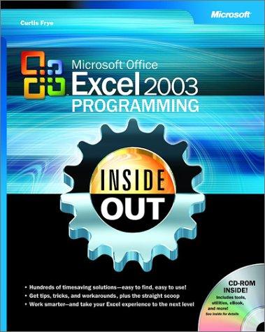 Cover for Microsoft Excel 2003 Programming Inside Out