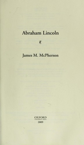 Cover for Abraham Lincoln