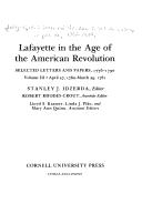 Cover for Lafayette in the Age of the American Revolution (The Lafayette Papers)