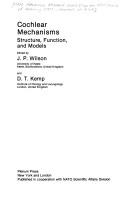 Cover for Cochlear Mechanisms:Structure, Function, and Models