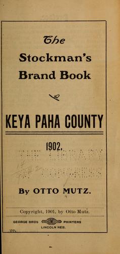 Cover for The stockman's brand book